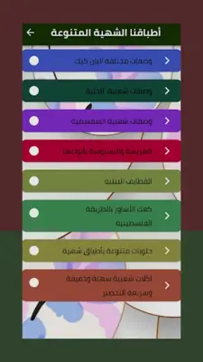 أطباقنا العربية الشهية المتنوعة android App screenshot 7